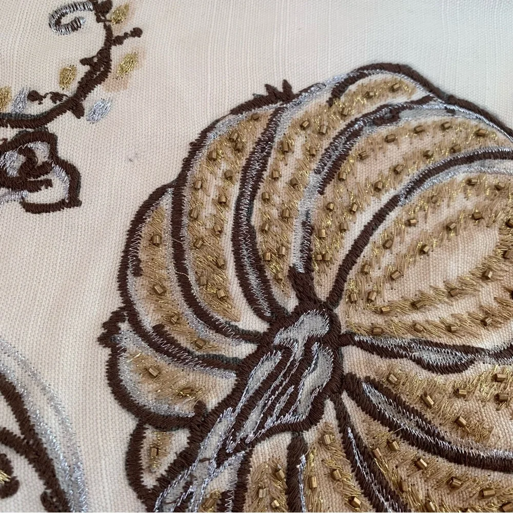 Pottery Barn Pillow Cover Fall Pumpkin Halloween Thanksgiving Harvest Canvas